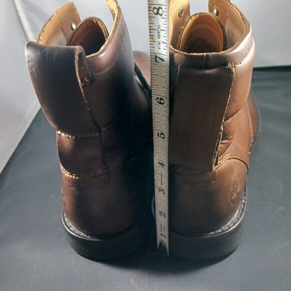 Timberland Men's Boots Size 11M Chukka Combat Brown Leather - Picture 9 of 11